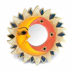Дзеркало мозаїчне "Сонце і Місяць" (d-20,5 см)