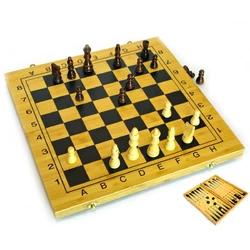 Нарди + шахи з бамбука (29,5х29х2,5 см)