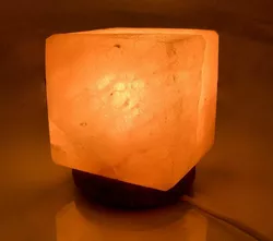 Соляна лампа (S-028) "Куб" (18 шт ящ.)(Гімалайська сіль)