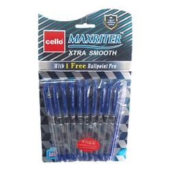 Ручка масляна "CL" Maxriter (синя) NEW + 1 ручка. (Синій блист.)