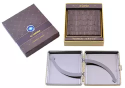 Портсигар в подарунковій упаковці GVIPAI (Шкіра, 20 шт) №XT-4986-6