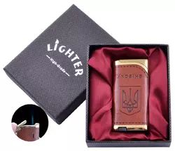Запальничка в подарунковій коробці Україна (Гостре полум'я) №UA-36