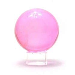 Кришталева куля на підставці рожевий (8см)