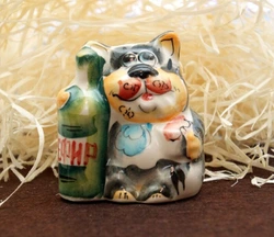 Фігурка керамічна Кіт Кефір (колір)