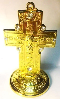 Хрест Автомобільний (золото) 9 см