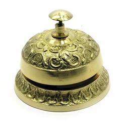 Дзвіночок портьє бронзовий (9х6х6 см) (Bell Hook 3")