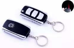 Запальничка-брелок ключ від авто Honda (Турбо полум'я) №4123-6