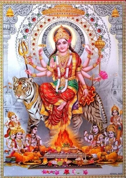 Постер "Індійські боги" Дурга цієї посади 8606