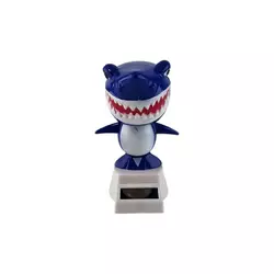 Іграшка на сонячній батареї "Весела Акула" синя (Flip Flap) (10,5х6х6 см)