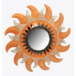 Дзеркало мозаїчне "Сонце" (d-50 cм) дзеркало 15см