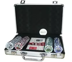Покерний набір в алюмінієвому кейсі на 200 фішок номіналом №200N