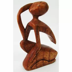Дерев'яна фігура "Мрійник" (15 см) (Індонезія)