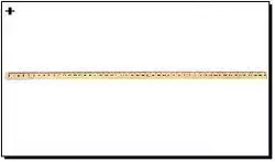 Лінійка дерев'яна 50см шовкографія (у блоці 100шт)Міцар
