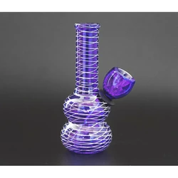 Бонг скляний PGWP-103 Фіолетовий 6*4,5*11,5см.