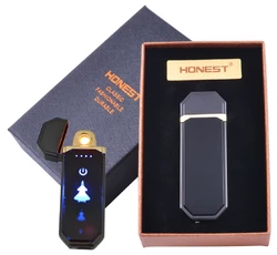 USB запальничка в подарунковій коробці HONEST (Спіраль розжарювання) №HL-98-1