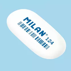Ластик овальний "TM MILAN" 4,9*2,3*0,9 см, mix