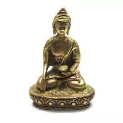 Будда бронзовий обміднений (18х12х7,5 см) (1120 р.)