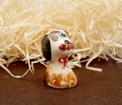 Фігурка керамічна Собака Нашийник (колір)
