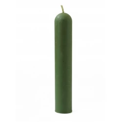 Свічка бажань велика Зелена 3,5*3,5*20,5см.