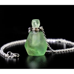 Пляшечка кам'яна для парфумів Зелений флюорит