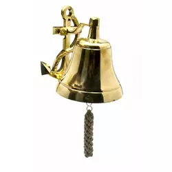 Дзвін-ринда "Якір" бронзовий (19х15.5х15 см)