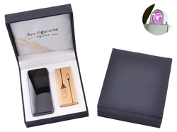 Електроімпульсна запальничка в подарунковій коробці Arc Cigarette №HL-107 Black
