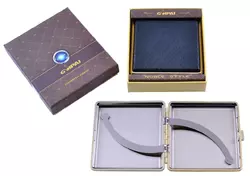 Портсигар в подарунковій упаковці GVIPAI (Шкіра, 20 шт) №XT-4986-7