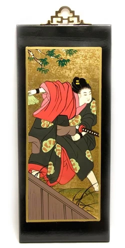 Картина "Самурай" (43х17х1см)