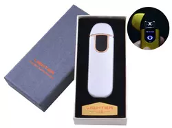 Електроімпульсна запальничка Lighter (USB) №HL-69 White