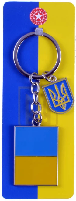 Брелок (Прапор+герб України) USK-48