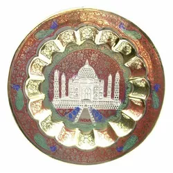 Тарілка бронзова настінна "Тадж-Махал"(17,7 см)