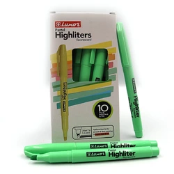 Текстовыделитель пастель "Luxor" "Highliters" 1-3,5 mm тонк. тонк. зелен.