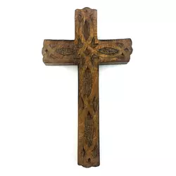 Хрест із мангового дерева ( 19х 11,5х 1,5 см)