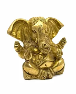 Ганеша бронзовий (13х12х6 см)(Ganesh Open Ear med CH)