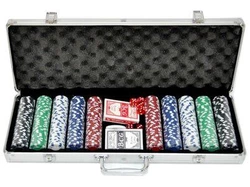 Набір для покеру великий 500 фішок без номіналу