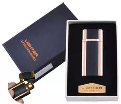 USB запальничка в подарунковій упаковці Lighter (Спіраль розжарювання) №HL-46-2