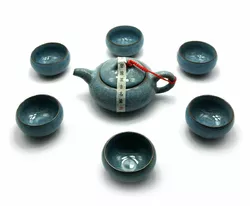 Сервіз керамічний Чайник - 200мл., чашка - 60мл.)(37х16х10 см)