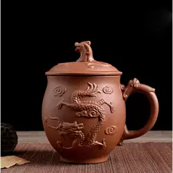 Чашка "Пузатий дракон" коричнева 500мл. 14*10*14,5см.