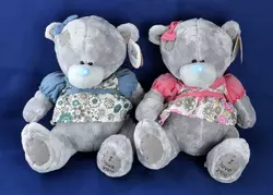М'яка іграшка Ведмедик Тедді в сукню (20 см) №1565-17