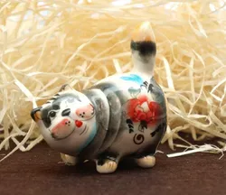 Фігурка керамічна Кіт Пузан (колір)