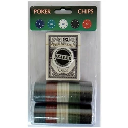 Фішки для покеру 80шт і колода карт №80Р-В
