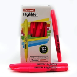 Текстовиділювач "Luxor" "Highliters" 1-3,5mm тонк. рожевий.