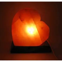 Соляна лампа "Серце" 3,1 кг (SL-24)(18х18х10 см)(8 шт ящ.)(Гімалайська сіль)