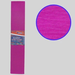 Креп-папір 55%, темно-рожевий 50*200см, 20г/м2