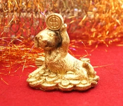 Собачка з символом під бронзу №2