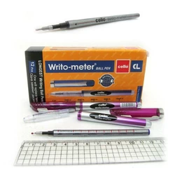 Ручка масляна CL "Writo-meter" 10 км 0,5 мм фіолет