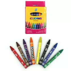 Крейда воскова Crayons, набір 8 кол. з етикеткою