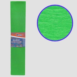 Креп-папір 55%, світло-зелений 50*200см, 20г/м2