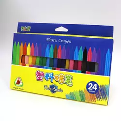 Крейда пластик. воскові Crayons, набір 24 кол.