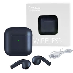 Бездротові навушники Air Pro 4 Wireless mini з кейсом, ultramarine